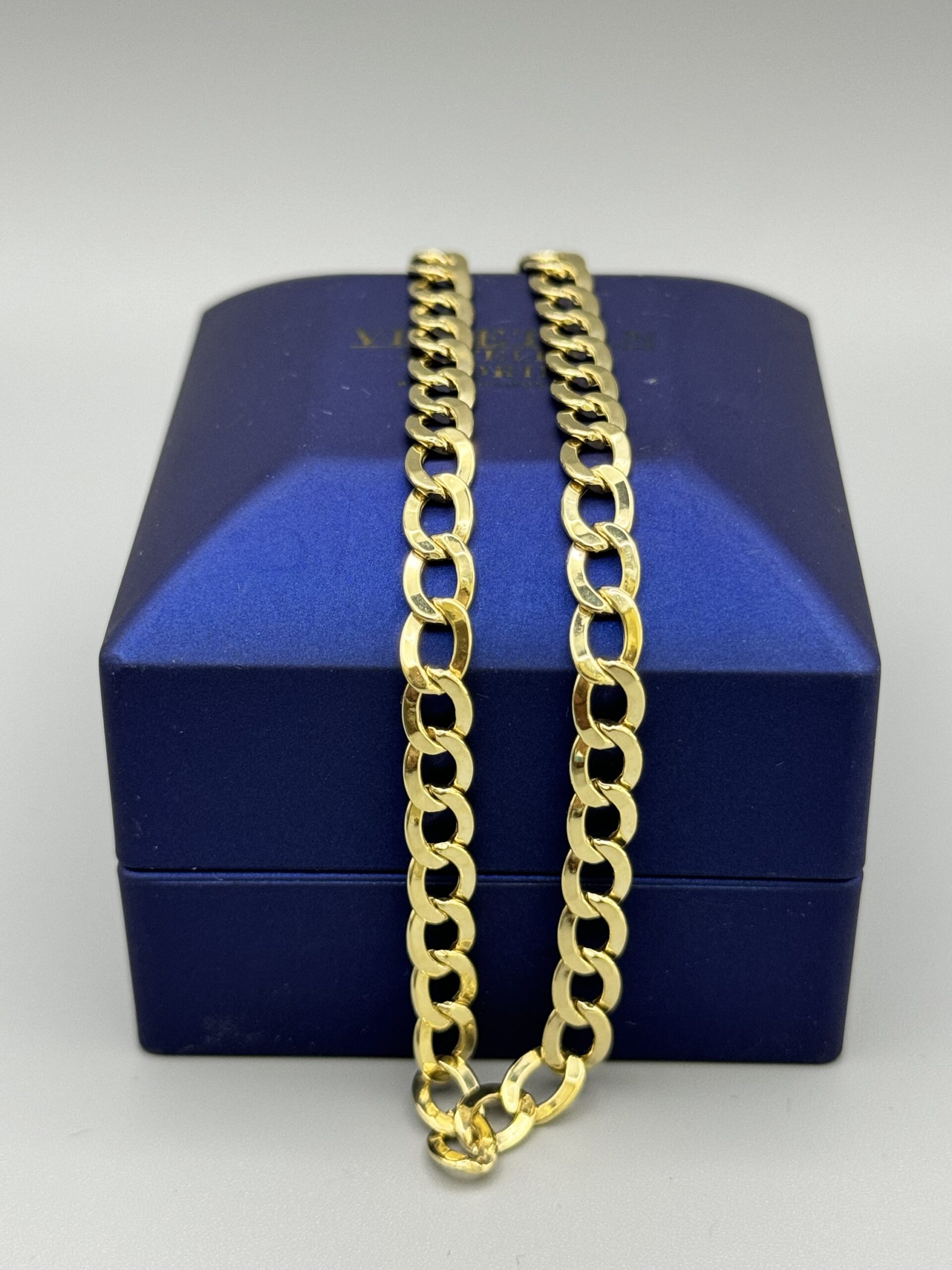 Luxe 10KT Gold 6.5MM CurbLink Anklet - A Stylish 10” Touch! - Image 3
